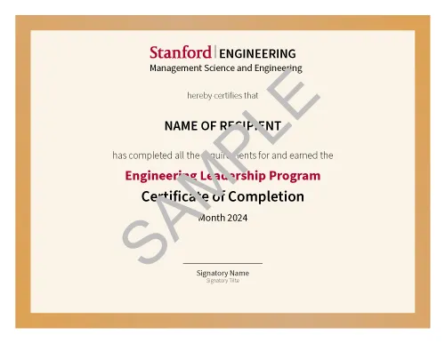 Engineering Leadership Program | Program | Stanford Online